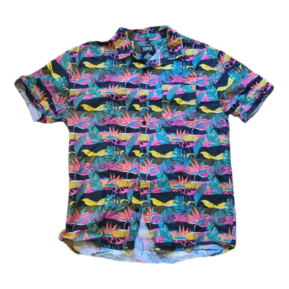 Super Massive Floral Button Down